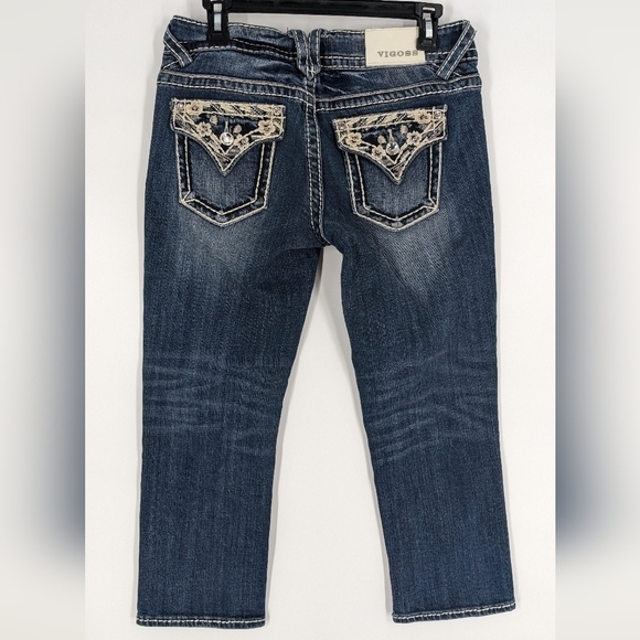 Vigoss The New York Capri Jeans Size 4 - Picture 1 of 7